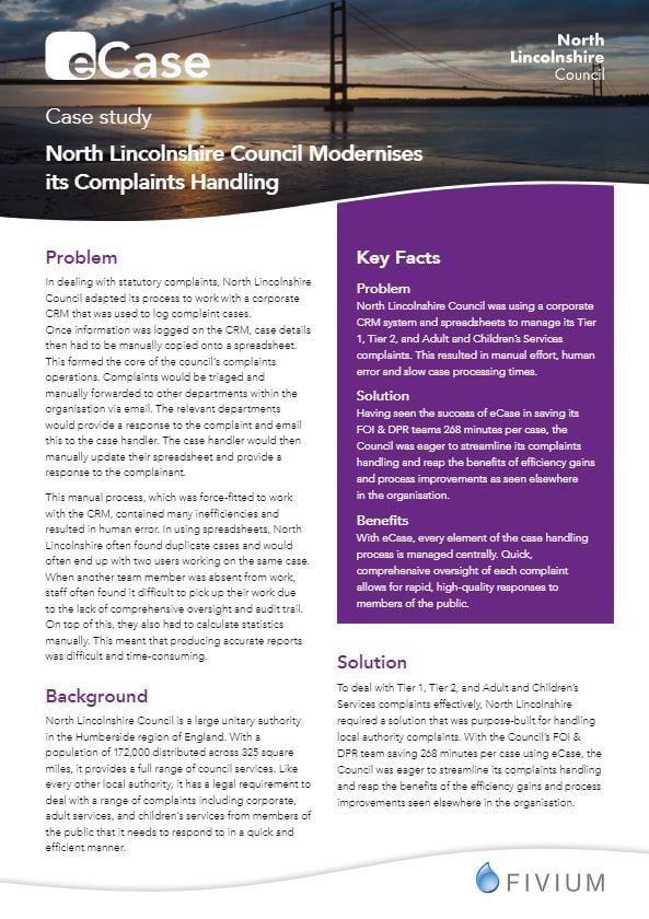 North Lincs Complaints front page North Lincs Complaints front page